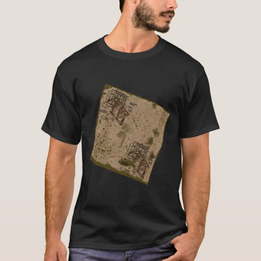 Architectuur op een  achtergrond t-shirt (Voorkant)