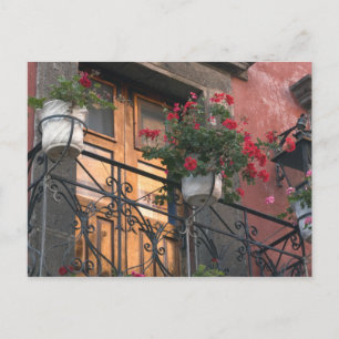 Architectuur op straat van San Miguel de Briefkaart