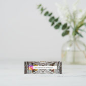 Architectuur oude kunst mini visitekaartje (Staand voorkant)