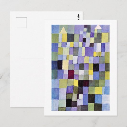 Architectuur, Paul Klee Briefkaart (Voorkant / Achterkant)