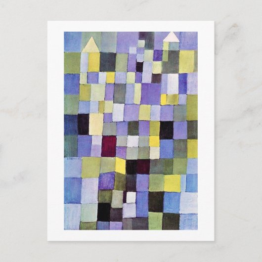 Architectuur, Paul Klee Briefkaart (Voorkant)