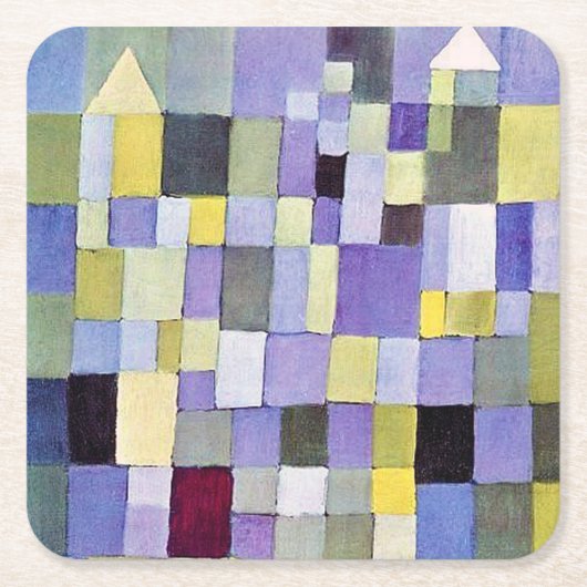 Architectuur, Paul Klee Kartonnen Onderzetters (Voorkant)