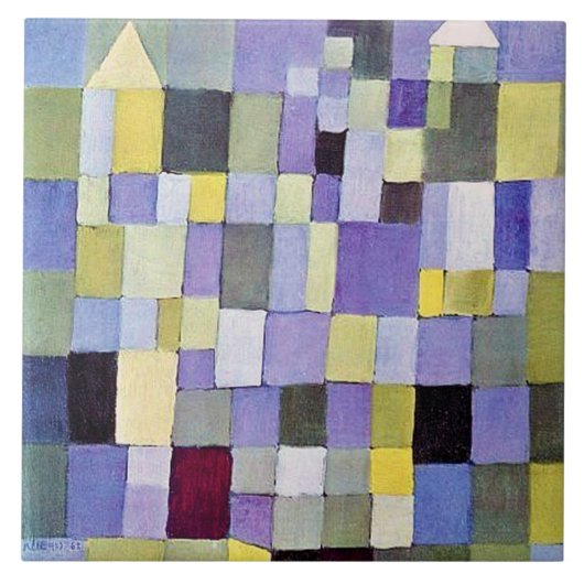 Architectuur, Paul Klee Tegeltje (Voorkant)