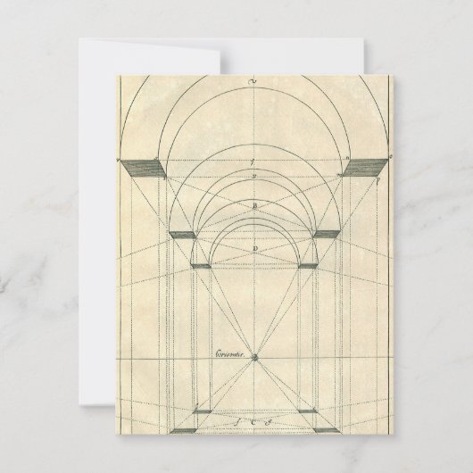  architectuur, perspectief renaissance Arch (Voorkant)