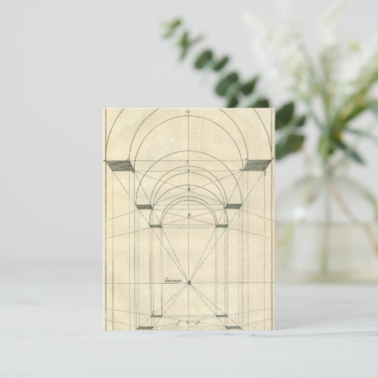  architectuur, perspectief renaissance Arch (Staand voorkant)