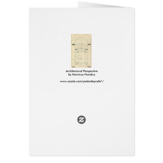  architectuur, perspectief renaissance Arch (Achterkant)