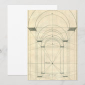 architectuur, perspectief renaissance Arch (Voorkant / Achterkant)