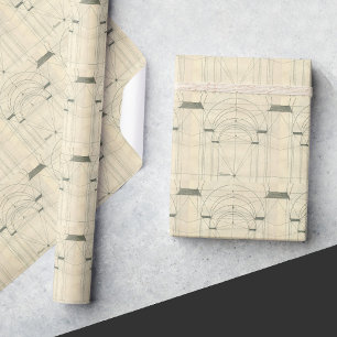  architectuur, perspectief renaissance Arch Cadeaupapier