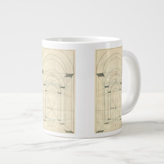  architectuur, perspectief renaissance Arch Grote Koffiekop (Voorkant rechts)