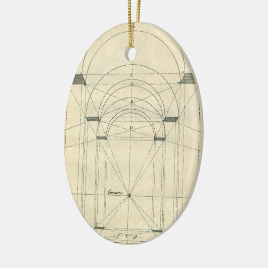  architectuur, perspectief renaissance Arch Keramisch Ornament (Links)