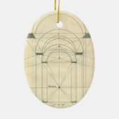  architectuur, perspectief renaissance Arch Keramisch Ornament (Achterkant)