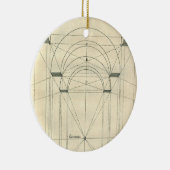 architectuur, perspectief renaissance Arch Keramisch Ornament (Rechts)