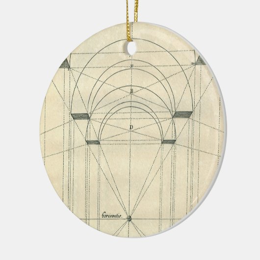 architectuur, perspectief renaissance Arch Keramisch Ornament (Links)