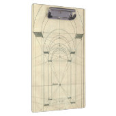 architectuur, perspectief renaissance Arch Klembord (Rechts)