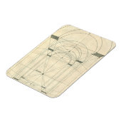 architectuur, perspectief renaissance Arch Magneet (Linkerzijde)