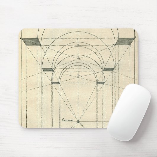 architectuur, perspectief renaissance Arch Muismat (Met muis)