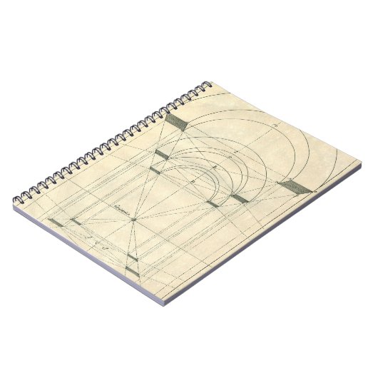 architectuur, perspectief renaissance Arch Notitieboek (Linkerzijde)