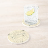  architectuur, perspectief renaissance Arch Zandsteen Onderzetter (Zijkant)