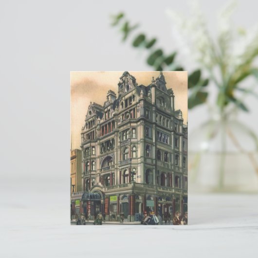  architectuur Queens Hotel Leicester Square Briefkaart (Staand voorkant)