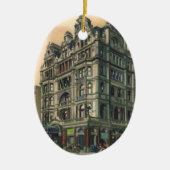  architectuur Queens Hotel Leicester Square Keramisch Ornament (Voorkant)