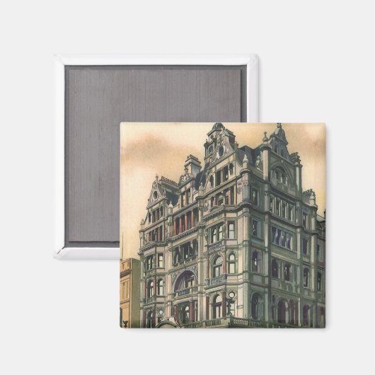  architectuur Queens Hotel Leicester Square Magneet (Voorkant / Achterkant)