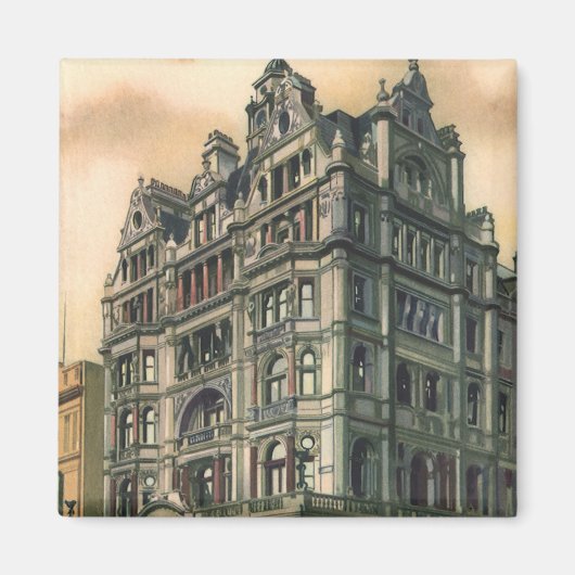 architectuur Queens Hotel Leicester Square Magneet (Voorkant)