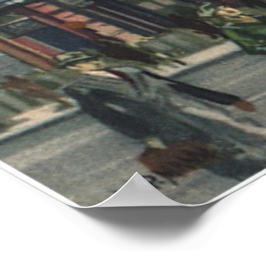  architectuur Queens Hotel Leicester Square Poster (Hoek)