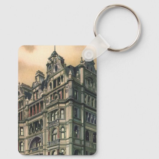 architectuur Queens Hotel Leicester Square Sleutelhanger (Achterkant)