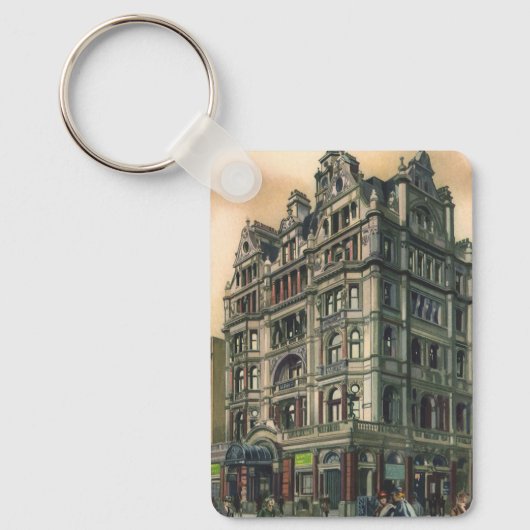 architectuur Queens Hotel Leicester Square Sleutelhanger (Voorkant)