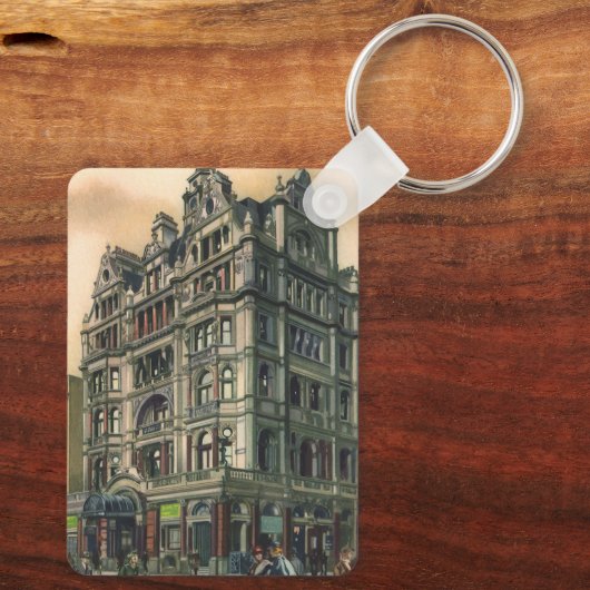  architectuur Queens Hotel Leicester Square Sleutelhanger (Achterkant)