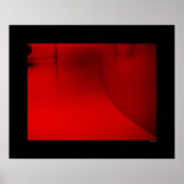Architectuur - Red Hallway Poster (Voorkant)