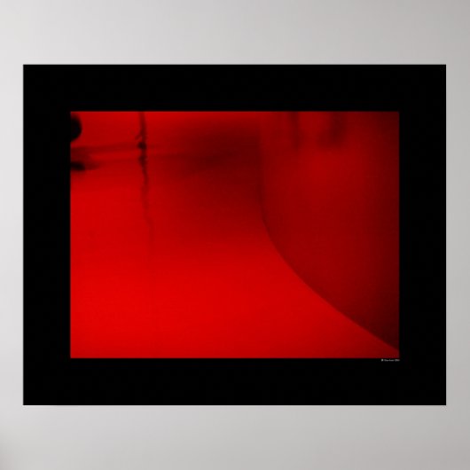 Architectuur - Red Hallway Poster (Voorkant)