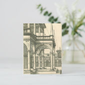  Architectuur, Roman Courtyard met Kolommen Briefkaart (Staand voorkant)