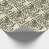 Architectuur, Roman Courtyard met Kolommen Cadeaupapier (Hoek)