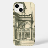  Architectuur, Roman Courtyard met Kolommen Case-Mate iPhone Case (Achterkant)