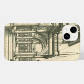  Architectuur, Roman Courtyard met Kolommen Case-Mate iPhone Case (Achterkant (horizontaal))