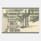  Architectuur, Roman Courtyard met Kolommen Inpakpapier Vel (Voorkant)