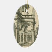  Architectuur, Roman Courtyard met Kolommen Keramisch Ornament (Rechts)