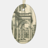  Architectuur, Roman Courtyard met Kolommen Keramisch Ornament (Links)