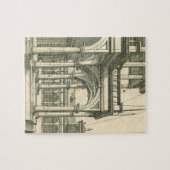 Architectuur, Roman Courtyard met Kolommen Legpuzzel (Horizontaal)