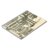  Architectuur, Roman Courtyard met Kolommen Notitieboek (Linkerzijde)