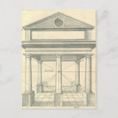  architectuur, Romein Portico met kolommen Briefkaart (Voorkant)