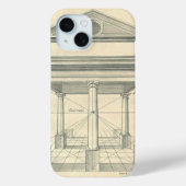  architectuur, Romein Portico met kolommen Case-Mate iPhone Case (Achterkant)