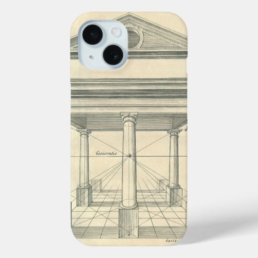  architectuur, Romein Portico met kolommen Case-Mate iPhone Case (Achterkant)