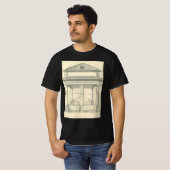 architectuur, Romein Portico met kolommen T-shirt (Voorkant volledig)