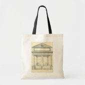 architectuur, Romein Portico met kolommen Tote Bag (Voorkant)