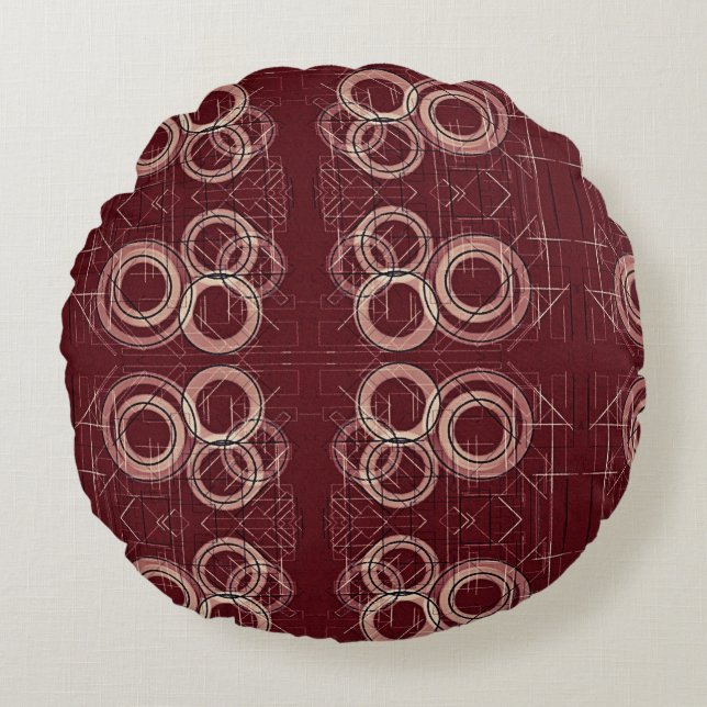 Architectuur Rond Kussen (Voorkant)