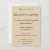 architectuur, Skyscraper Retirement Party Kaart (Achterkant)