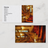 Architectuur - Stairs - Laten we een kijkje naar b Visitekaartje (Voorkant / Achterkant)