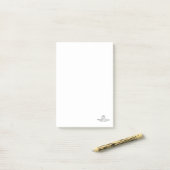 Architectuur Stationery met Logo Post-it® Notes (Op bureau)